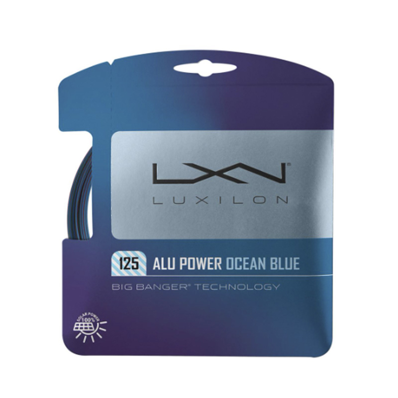 Fromuth Racquet Sports - Luxilon ALU Power 125 16L (Ocean Blue)