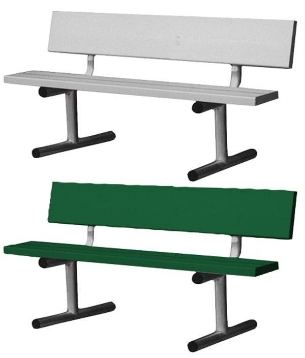 5 Aluminum Tennis Court Bench