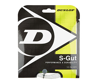 Dunlop S-Gut w/Dyna-Tec 16g (White)