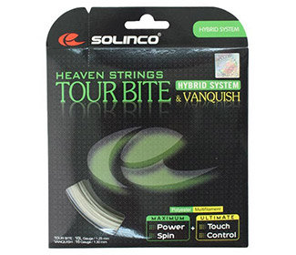 Solinco Tour Bite 16L + Vanquish 16g Hybrid