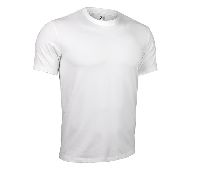 2UNDR Crew Neck Tee Shirt (White)