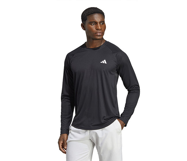 Fromuth Racquet Sports - adidas Club Long Sleeve Tee (M) (Black)