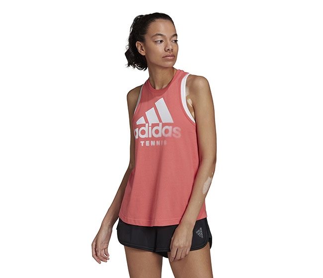 adidas Tennis Category Graphic Tank (W) (Pink)