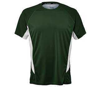 FILA Core Color Blocked Crew Top (M) (Forest Green)