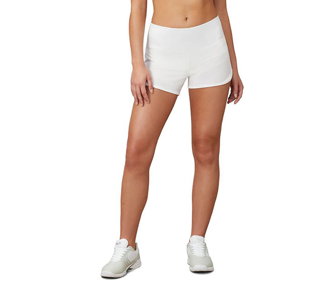 FILA Pickleball Double Layer Shorts (W) (White)