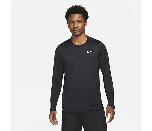 Fromuth Racquet Sports - Nike Breathe Advantage Half-Zip Top (M) (Black)