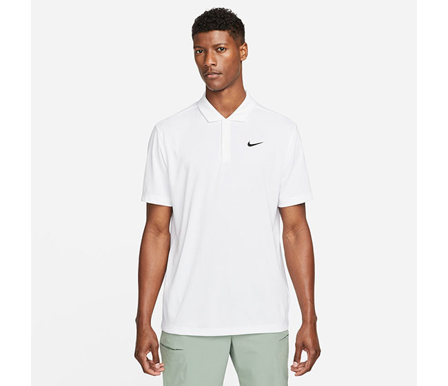 Nike Court Dri-FIT Solid Polo (M) (White)