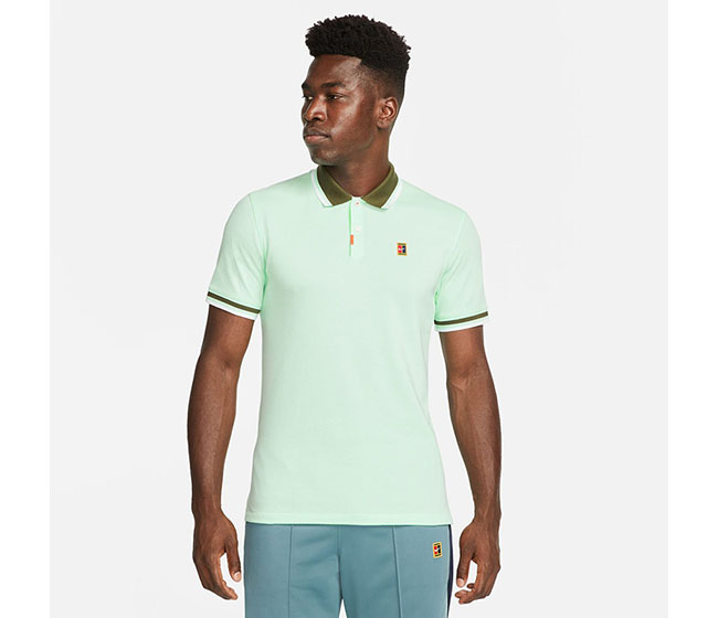 The Nike Heritage Polo Slim 2.0 (M) (Mint Green)
