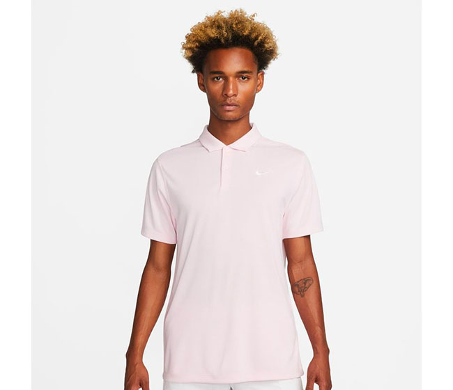 Nike Court Dri-FIT Solid Polo (M) (Pink)