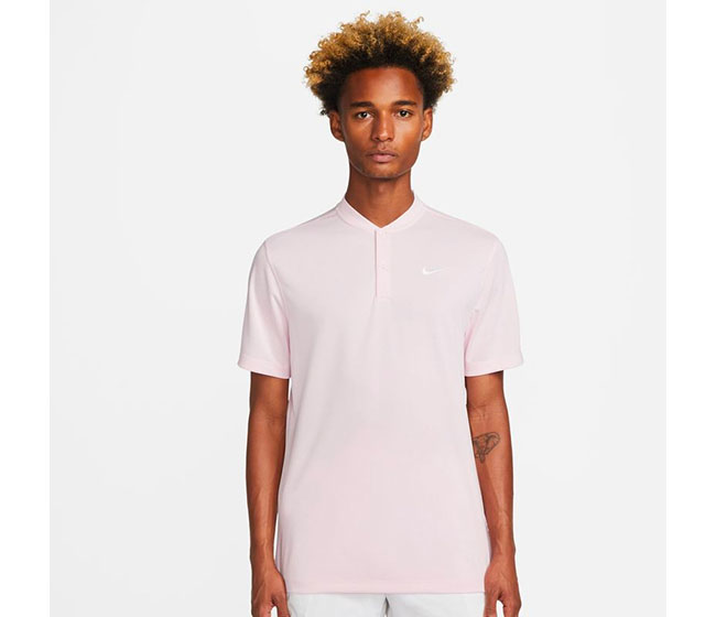 Nike Court Dri-FIT Blade Solid Polo (M) (Pink)