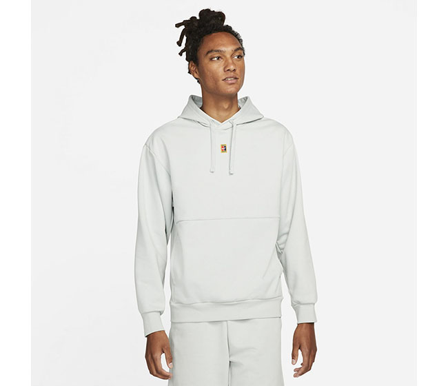 Nike Court Fleece Heritage Hoodie (M) (Grey)