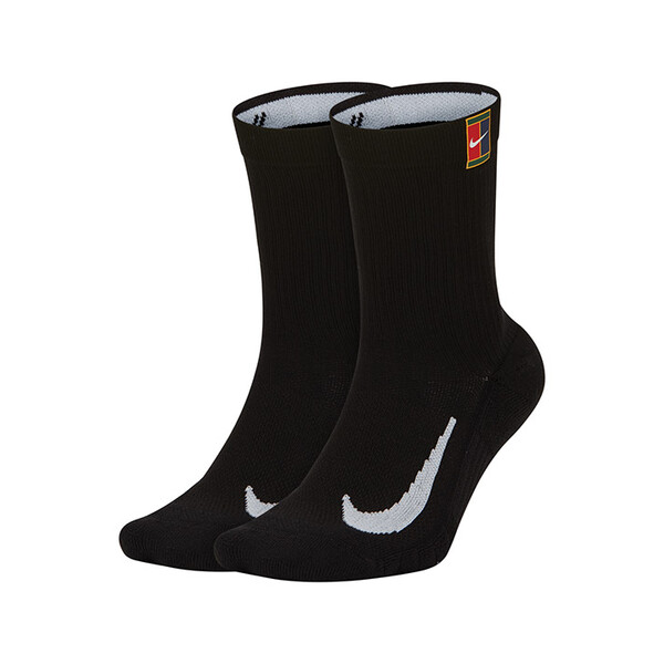 Nike Multiplier Crew Sock (2x) (Black)