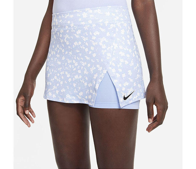 Nike Court Victory Printed Skirt (W) (Light Blue)