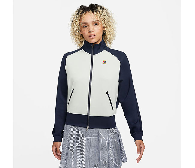 Nike Court Heritage Jacket Full-Zip (W) (Navy/Grey)