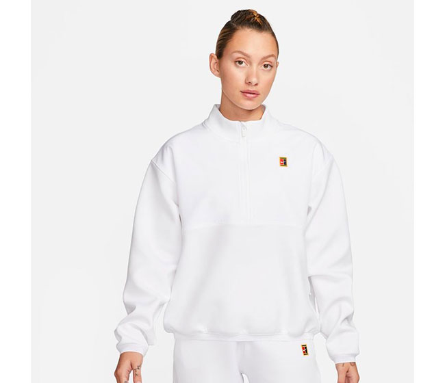 Nike Court Heritage Jacket Full-Zip (W) (White)