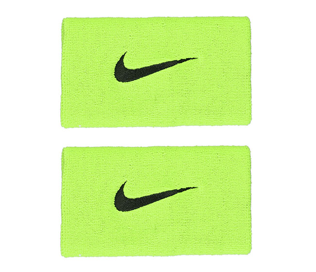 Nike Tennis Premier Double Wristbands (2x) (Volt)