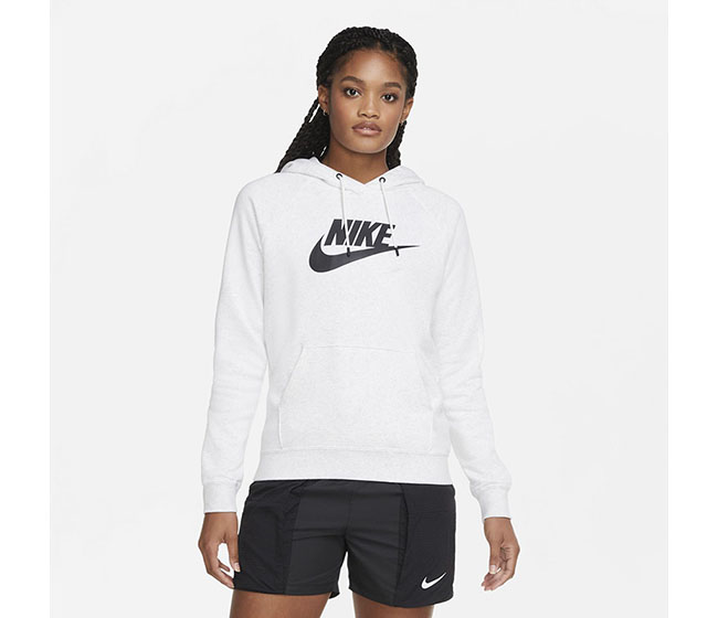Nike Sportswear Essential Hoodie (W) (Light Grey)