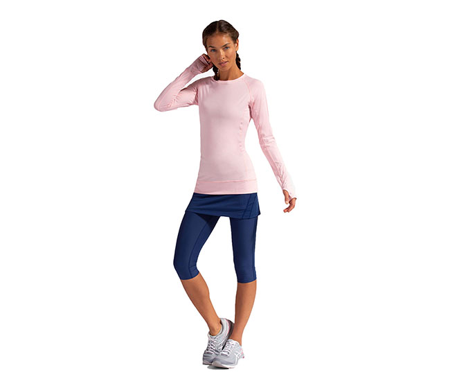 BloqUV Long Sleeve Pullover (W) (Pink)