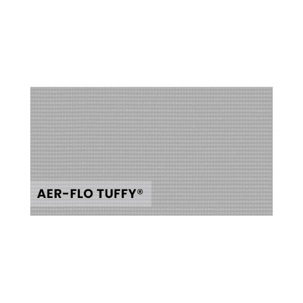 Aer-Flo Tuffy Windscreen (9'x60' w/Windows) | White