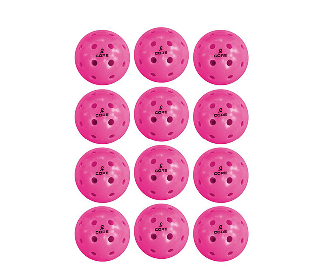CORE Outdoor Pickleball (12x)(Pink)