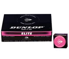 Dunlop Squash Elite Singles Hard Ball
