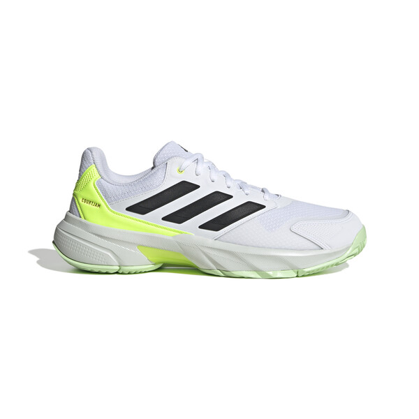 adidas CourtJam Control 3 (M) (White/Lime)