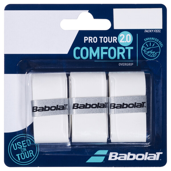 Babolat Pro Tour 2.0 Overgrip (3x) (White)