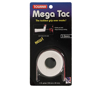 Tourna Mega Tac Overgrip (3x)(White)