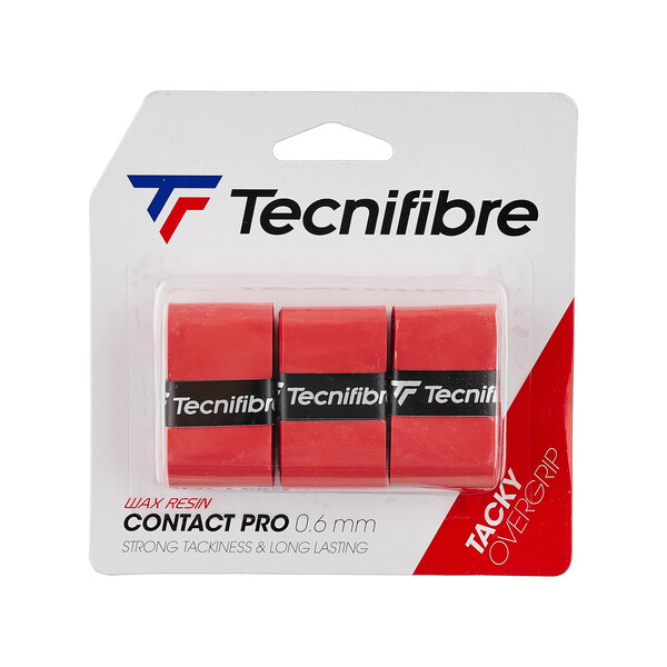 Tecnifibre Pro Contact Overgrip (3x) Red