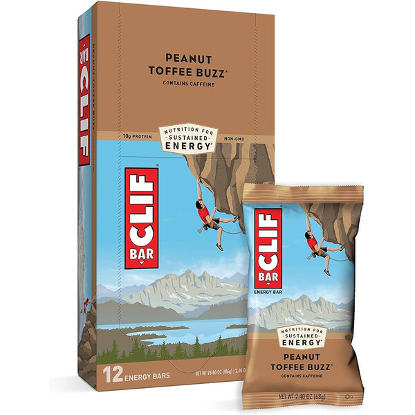 Clif Bars - Peanut Toffee (12/Case)