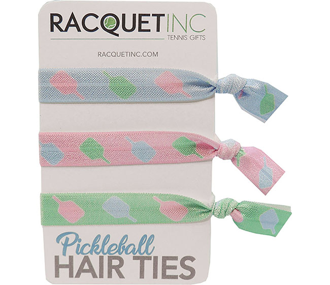 Pickleball Paddle Hair Ties (3x)