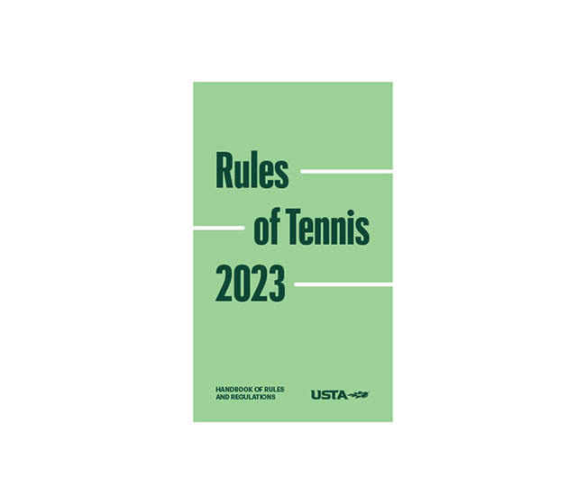 USTA Rules of Tennis 2023 Handbook