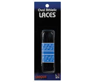 Unique Oval Athletic Laces (Black)