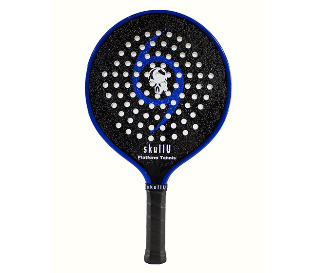SkullU Platform Tennis Paddle (Blue)