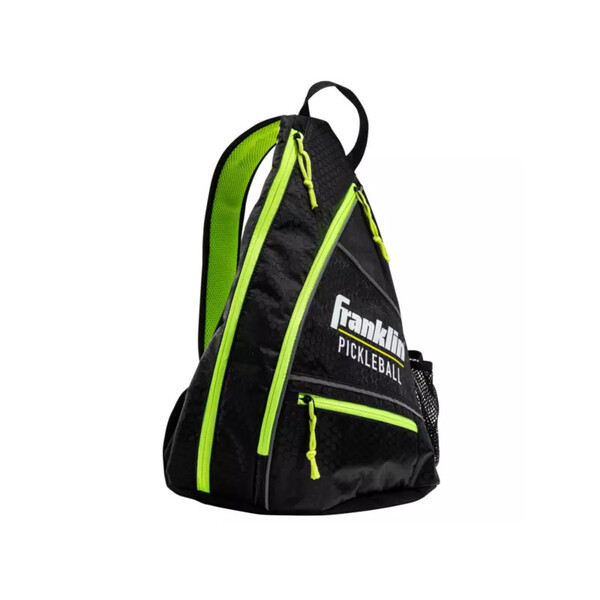 Franklin Pickleball Sling Bag (Black/Optic Green)