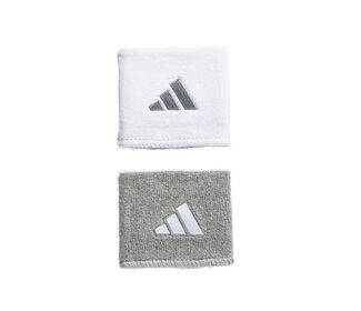 adidas Interval Small Reversible 2.0 Wristbands (Light Grey)