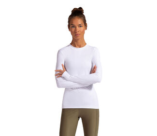 BloqUV 24/7 Long Sleeve Top (W) (White)