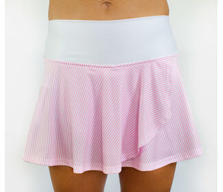 Faye+Florie Pink Seersucker Print Holly Skirt (W) (Pink)
