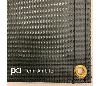 Tenn-Air Lite Windscreen (9'x60' w/Windows) | Black
