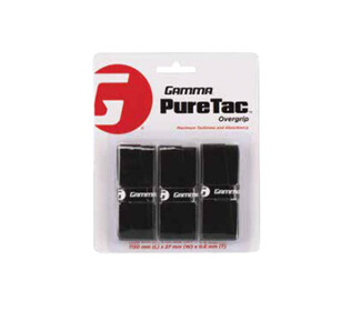 Gamma PureTac Tennis Overgrip (3x) (Black)