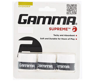 Gamma Supreme Overgrip (3x) (White)