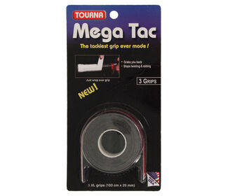Tourna Mega Tac Overgrip (3x)(Black)