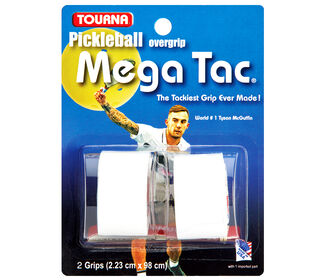 Tourna Mega Tac Pickleball Overgrip (2x) (White)
