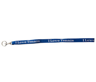 I Love Tennis Lanyard (Royal)