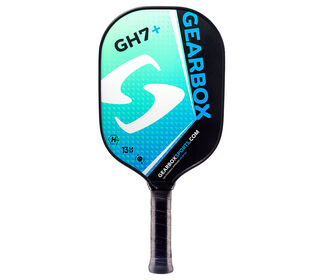 Gearbox GH7+ Pickleball Paddle (4" Grip) (Blue/Green)